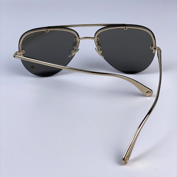 NEW Versace VE2231 Medusa Glam 12526G Unisex Aviator Metal Rimless Sunglasses - Picture 4 of 8